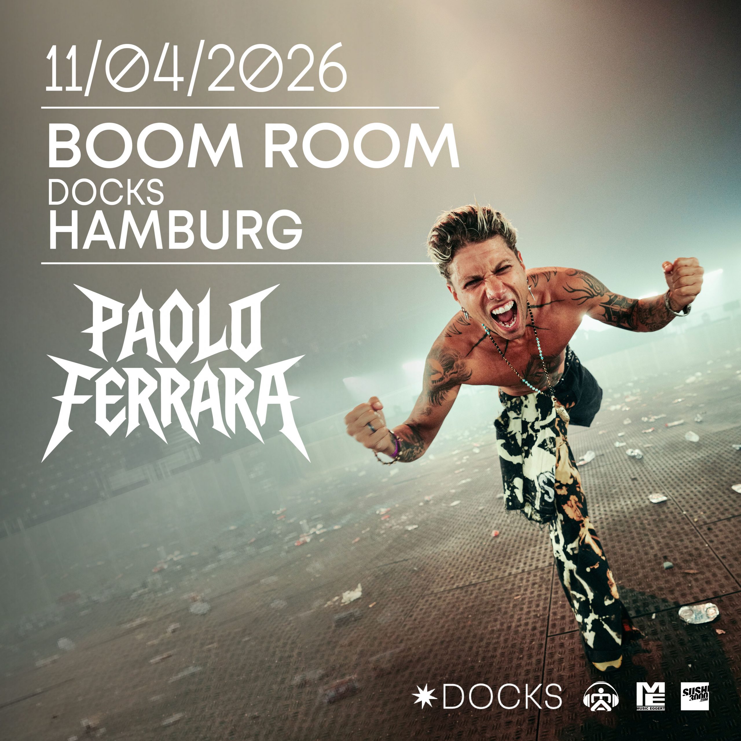BOOM ROOM MIT PAOLO FERRARA @ DOCKS HAMBURG