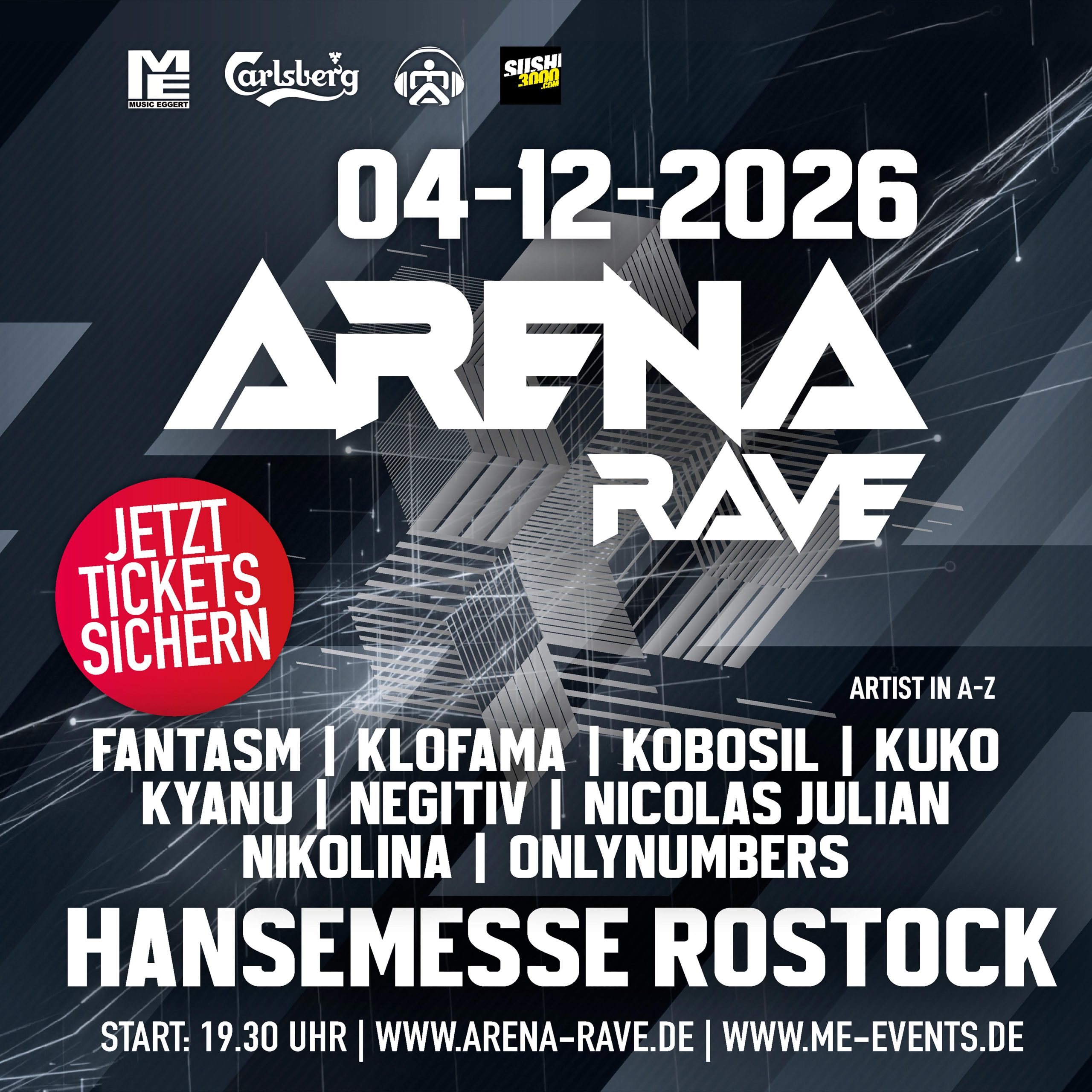 Nächster Arena Rave in Rostock